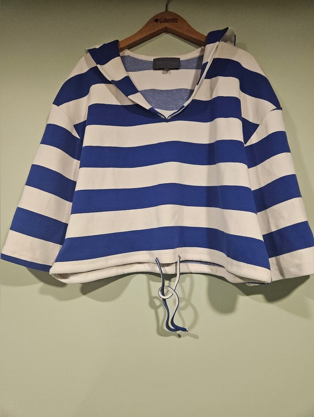Sunday In Brooklyn Collared Cropped Sweater - Picture 3 of 5